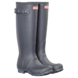 Matte Slate HUNTER rain boots
